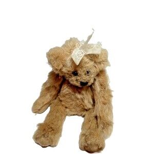 1998 Ganz Mary Holstad  Cottage Collectibles Jointed Bear Mohair Like 6"